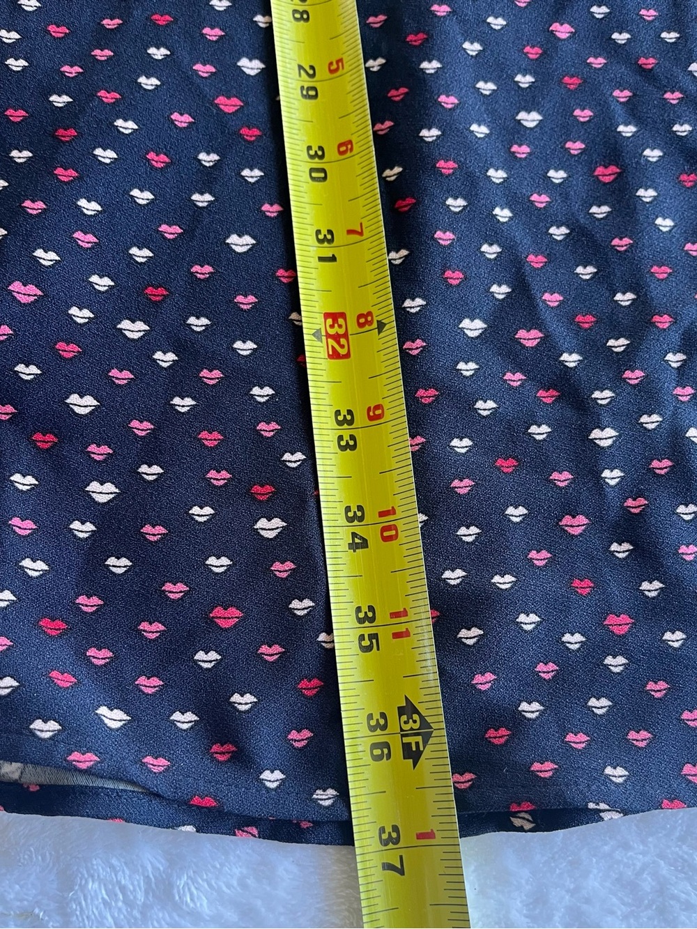 Kate Spade New York Navy Lip Print Dress – Women’s Size 4 - Picture 3 of 8